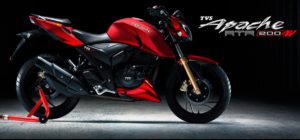 TVS apache rtr 200 4v Price & Top Speed