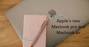 Apple's new Macbook pro and Macbook air