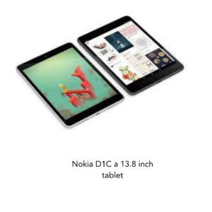 Nokia D1C a 13.8 inch tablet