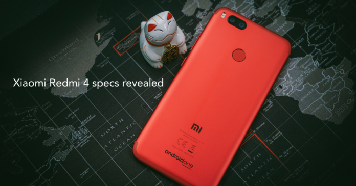 Xiaomi Redmi 4 specs revealed