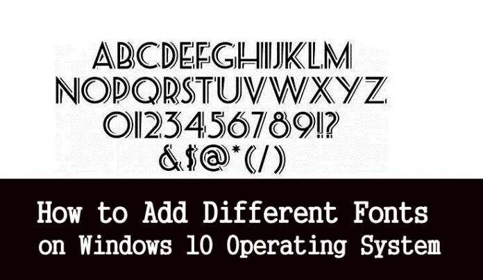 How-to-Add-Different-Fonts-on-Windows-10-Operating-System