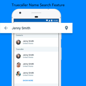 Truecaller Name Search Feature