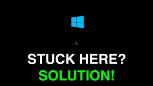 computer black screen on startup windows 10