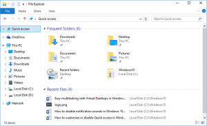 File explorer windows 10 not responding