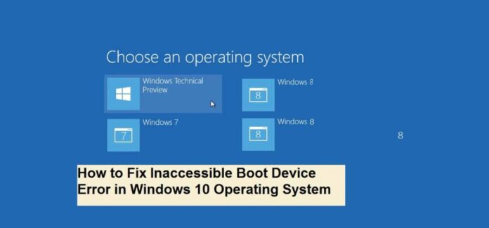 Inaccessible-Boot-Device-on-Windows-10